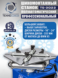 Комплект TS-3022 Шиномонтажный станок+TS-500 Балансировочный стенд  