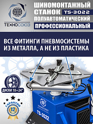 Комплект TS-3022 Шиномонтажный станок+TS-500 Балансировочный стенд  